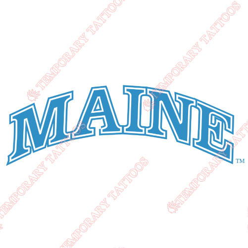 Maine Black Bears Customize Temporary Tattoos Stickers NO.4942